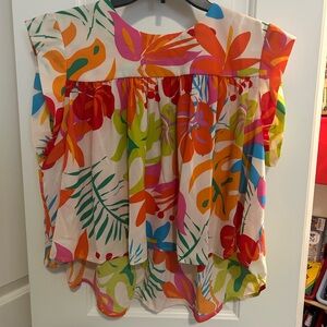 Adrienne Multicolor Floral Blouse